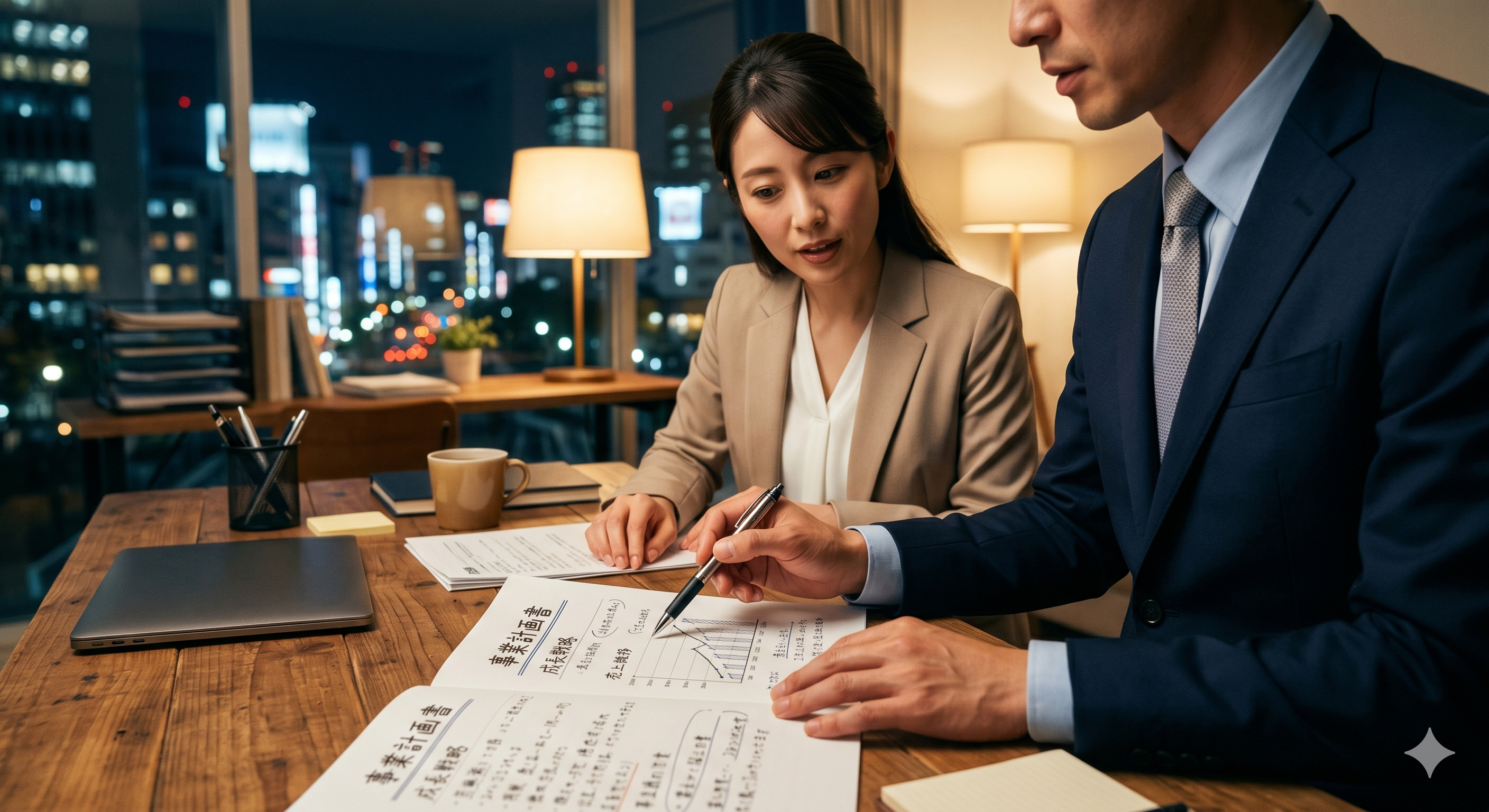事業計画書作成のイメージ