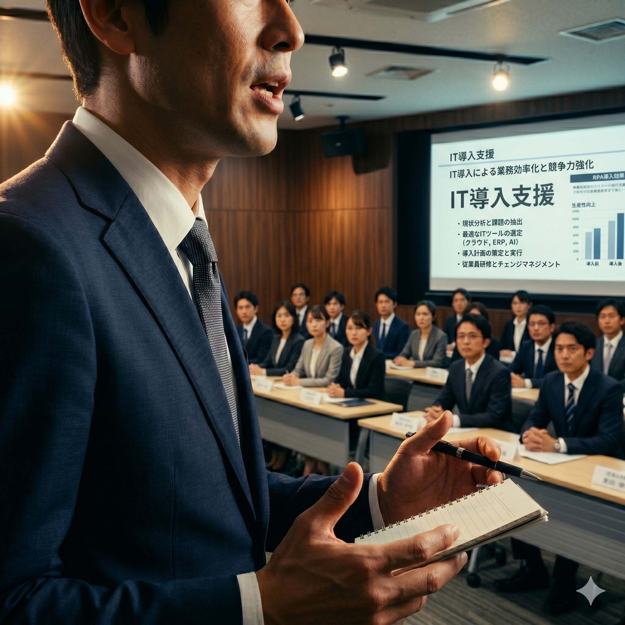 AI活用セミナーの様子のイメージ